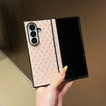 thumbnail image 1 of Compatible with Samsung Galaxy Z Fold 4 Phone Case,With Hinge Protection,Argyle Pattern Back,Cute Bling Diamond Glitter Design,Anti-Scratch Shockproof Ultra Slim Phone Case,Pink, 1 of 8