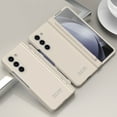 thumbnail image 1 of Compatible with Samsung Galaxy Z Fold 5 5G Case with Hinge Protection & Glass Screen Protector, Full Body Shockproof Wireless Charging Cover Phone Case for Samsung Galaxy Z Fold 5, White, 1 of 7