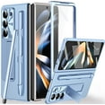 Compatible for Samsung Galaxy Z Fold 5 Case with S Pen, Stylus Pen with Pen Holder+Leather