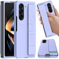 thumbnail image 1 of Compatible Samsung Galaxy Z Fold 5 Case Strap Purple,Full Protective Hard PC Bumper Lightweight Case Cover for Samsung Z Fold 5 Phone Case with Strap,Samsung Galaxy Z Fold 5 Thin Case for Women, 1 of 14