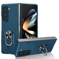 thumbnail image 1 of Compatible for Samsung Galaxy Z Fold 6 Case with Kickstand, Built-in 360°Rotate Ring Stand Magnetic Hard PC Cover Case for Samsung Galaxy Z Fold 6 5G, Blue, 1 of 12