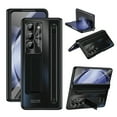 thumbnail image 1 of Compatible with Samsung Galaxy Z Fold 6 Case with S Pen & S Pen Holder & Kickstand, 2 in 1 Clear Protective Screen Protector Phone Case for Galaxy Z Fold 6 Case with Hinge Protection, Black, 1 of 9
