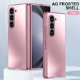 thumbnail image 1 of Compatible for Samsung Galaxy Z Fold 6 Phone Case Cover, Thin Slim Hard PC Smooth Cover for Women Men Aesthetic Design, Matte Solid Protective & Shockproof Rugged Phone Case,Pink, 1 of 7