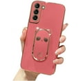 thumbnail image 1 of Compatible with Samsung Note 20 Ultra Cute 6D Panda Stand Phone Case TPU Thin Shockproof Case for Samsung Galaxy Note 10 Pro A73 A91 A72 A71 A53 A52 A50S A42 5G 4G(Red,Samsung Note 10), 1 of 7