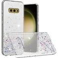 thumbnail image 1 of Compatible with Samsung S10e Case Glitter Clear Green,Phone Samsung Galaxy S10e Case Silicone Transparent Soft TPU Women Girls Shockproof Protective Slim Cover (Clear), 1 of 13