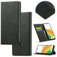 thumbnail image 1 of Compatible with Samsung S21 FE Wallet Case, PU Leather Flip Folio Case with Card Holders RFID Blocking Kickstand [Shockproof TPU Inner Shell] Phone Cover For Samsung Galaxy S21 FE, Black, 1 of 11