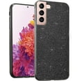 thumbnail image 1 of Compatible with Samsung S22 Plus Case Glitter Shockproof,Phone Samsung Galaxy S22 Plus Cover Clear Silicone Blue Three Layer Detachable TPU and PC Thin Protective Case (Black), 1 of 14