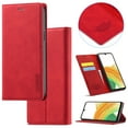 thumbnail image 1 of Compatible with Samsung S9 Wallet Case, PU Leather Flip Folio Case with Card Holders RFID Blocking Kickstand [Shockproof TPU Inner Shell] Phone Cover For Samsung Galaxy S9, Red, 1 of 11