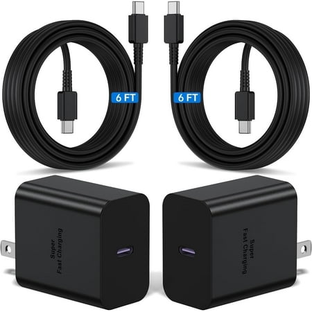 Compatible for Samsung Super Fast Charger 45W,2Pack Type C Charger Fast Charging Block 6FT USBC to C Cable Compatible for Galaxy S24 Ultra/S23 S22 S21 Ultra/Plus,Android Phone Charger Cord price history and forecast - CyvenSmart A450F-S1-04