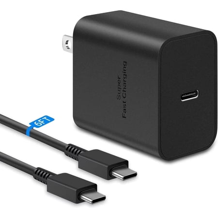 Compatible for Samsung Super Fast Charger Type C,45W USB C Android Phone Charger with 6FT TypeC Cable Compatible for Samsung Galaxy S26/S25/S24 Ultra/S23/S22 Ultra/Note 10/20/S20/S21 price history and forecast - QZIIW A451F-1P-06
