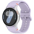thumbnail image 1 of Compatible with Samsung Watch 7 6 5 4 Bands/Galaxy Watch 7 6 5 4 Band/Samsung Galaxy Watch 7 6 5 4 Bands 40mm 44mm, 20mm Soft Silicone Sport Band Replacement for Galaxy FE Band Women Men, Purple, 1 of 4