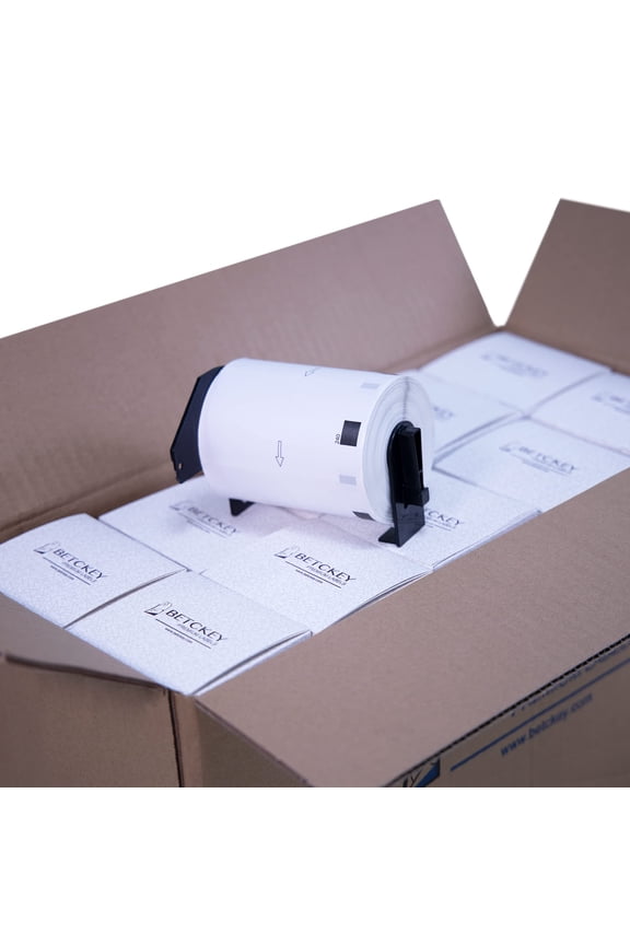 Compatible Shipping/Barcode Labels Replacement for Brother DK-1240 (4" x 2"), Use with Brother QL Label Printers [18 Rolls/10800 Labels]