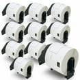 thumbnail image 1 of Compatible Shipping Labels Replacement for Brother DK-1202 (2.4 in x 3.9 in), Use with Brother QL Label Printers [10 Rolls/3000 Labels], 1 of 6