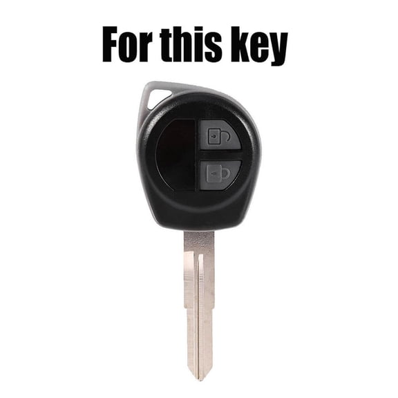Compatible Silicone Key Cover Cases For Suzuki Models Swift Ignis Liana 2Pcs Fangkenuo