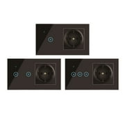 Compatible Smart Wall Light Switch Socket Wireless Control Wireless WiFi Switch Smart Home ,Easy to Installation