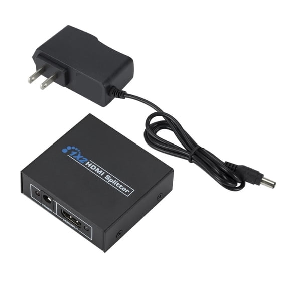 Compatible Splitter 1 in 2 Out HDCP HD 1080p Video HDMI Switcher Adapter Laptop Monitor TV Projector
