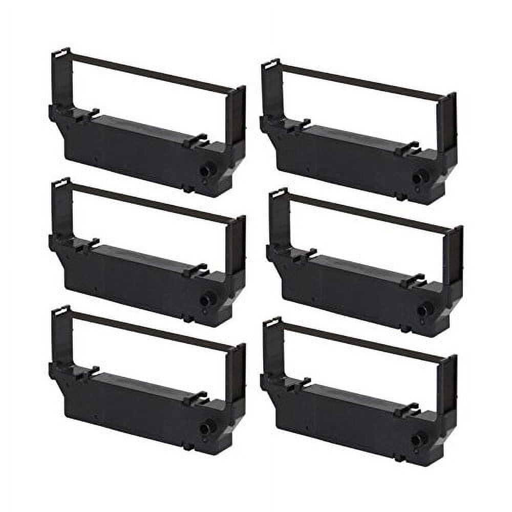 Compatible Star RC800BR ribbon cartridge - black/red - 6-pack