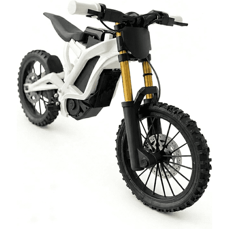 Compatible with Surron Light Bee X 1:9 Electric Dirt Bike Model, Realistic 3D Printed Racing Bike Scale Model with Functional Linkage and Movable Wheels