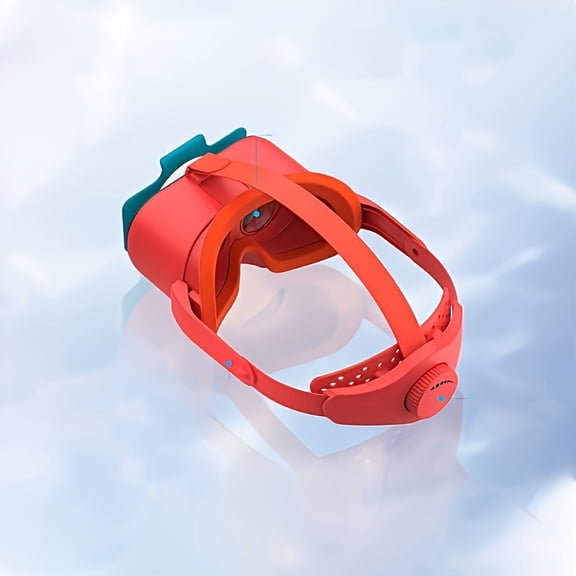 Compatible with Switch 3D First-Person Viewing Glasses, Suitable for Switch OLED Game Console HD VR Headset with Adjustable Headband - Compatible with First-Generation Switch