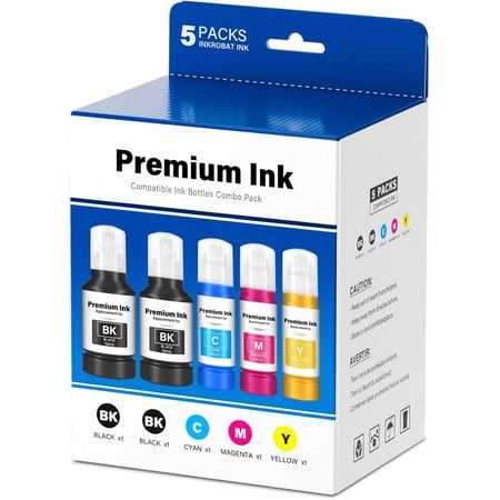 Compatible for T502 Ink Refill Bottles (NotSublimation) for Eco Tank ET-3850 ET-2850 ET-3760 ET-2760 ET-15000 ET-4850 ET-4760 ET-3830 ET-2980 ET-2988 ET-4750 ET-3950 ET-4950 ET-3843 Printer
