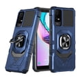 thumbnail image 1 of Compatible for TCL ION X Case/TCL ION V Case with Tempered Glass Screen Protector [Military Grade] Ring Car Mount Kickstand Shockproof Hard Phone Case - Blue, 1 of 7