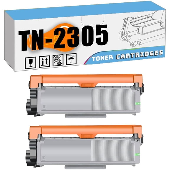 Compatible TN-2305 TN2305 Toner Cartridges, Work for Brother HL-L2300D L2320D L2340DW L2380D L2360DW L2360DN L2365DW MFC-L2700D L2700DW L2703DW L2720DW L2740DW