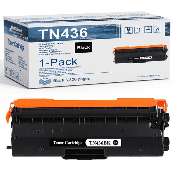Compatible TN436BK Toner Cartridge Compatible for Brother HL-L8260CDW L8360CDW L8360CDWT L9310CDW Printer (Black,1-Pack)