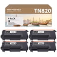 thumbnail image 1 of Compatible TN820 Toner Cartridge Replacement for Brother HL-L6250DW L6300DW L6250DW L6300DW L5000D L5000D L5100DN L5200DW Printer(Black,4-Pack), 1 of 6