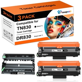 Compatible TN830XL Toner Cartridges DR830 Drum Unit Replacement for Brother TN830XL Toner Cartridges DR830 Drum Unit for HL-L2460DW DCP-L2640DW HL-L2480DW HL-L2400D HL-L2405W Printer(3Pack)