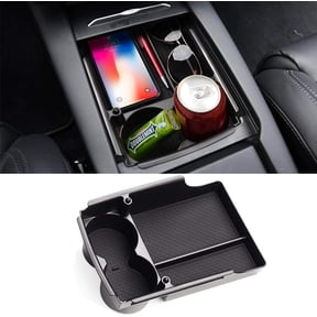 Compatible with Tesla Model X/S Center Console Organizer, Armrest Storage Box+Cup Holder, for Tesla Model S/X Accessories 2016 2017 2018 2019 2020 2021