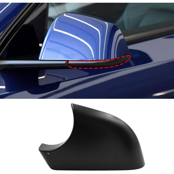 Compatible with Tesla Model Y Mirror Lower Cover 2018-2024,Left Drive Side Rearview Mirrors Base Trim Bottom Cover Replacement for Tesla Model Y Accessories(Left)