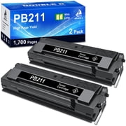 Replacement for PB-211 PB211 Toner Cartridge Black 2-Pack | Compatible for M6500NW M6550NW M6600NW