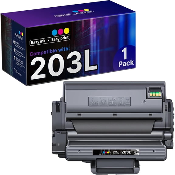 Compatible Toner Cartridge Replacement for Samsung 203 203L MLT-D203L High Yield to use with ProXpress M3370FD M3870FW M4070FR M3320ND M3820DW M4020ND (Black, 1 Pack)