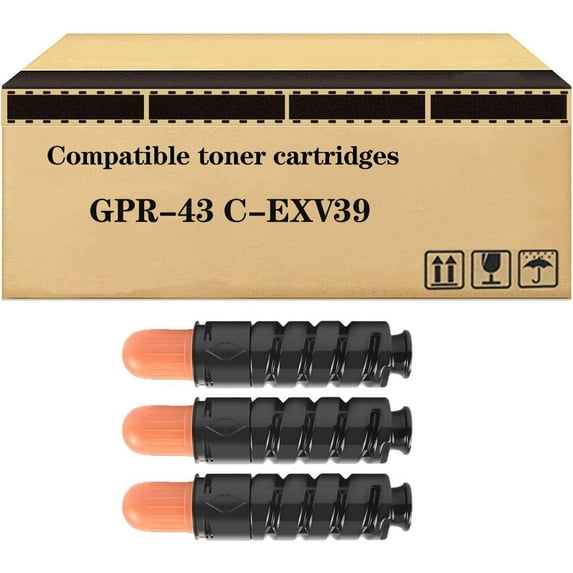 Compatible Toner Cartridge Replacement for Canon GPR-43 C-EXV39 Toner High Yield for Image Runner 4025 4035 4225 4235 Printer