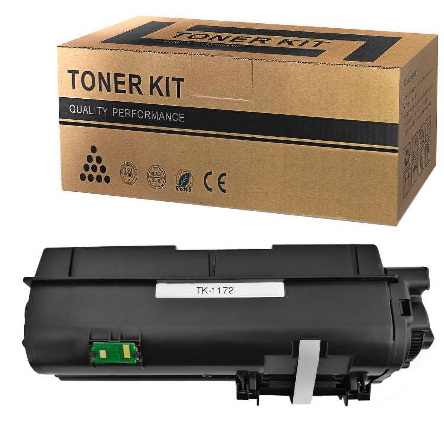 Compatible Toner Cartridge Replacement for TK1172 TK-1172 Black for Kyocera ECOSYS M2040dn M2540dn M2640idw Laser Printers - image 1 of 5