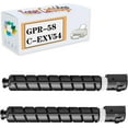 thumbnail image 1 of Compatible Toner Cartridges Replacement GPR-58 C-EXV54 for Canon Image Runner Advance C356i Ⅱ C356P Ⅱ C256i Ⅱ C356iF Ⅲ C256i Ⅲ C356P Ⅱ Printers, High Yield 15,000 Pages, 1 of 7