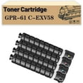 thumbnail image 1 of Compatible Toner Cartridges Replacement GPR-61 C-EXV58 for Canon DX C5870 C5860 C5850 C5840 Printers, High Yield 42,500 Pages, 1 of 7