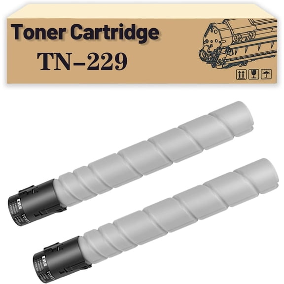 Compatible Toner Cartridges Replacement TN-229 TN229 for Konica Minolta C7222i C7228i Printers, High Yield 10,000 Pages