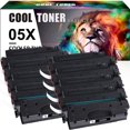 thumbnail image 1 of Compatible Toner Replacement for HP 05X CE505X for Laserjet P2055 P2055d P2055dn P2055x 2053 2054 2055 2056 2057 P2050 Printer Ink Black, 8-Pack, 1 of 8