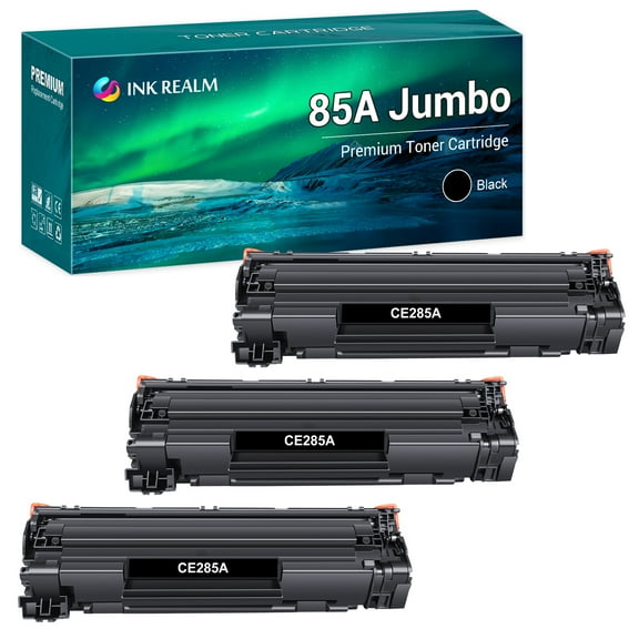 Compatible Toner Replacement for HP 85A CE285A for P1102w M1212nf MFP P1102 P1109w M1217nfw 1102w Printer High Yield 2,500 pages (Black, 3-Pack)
