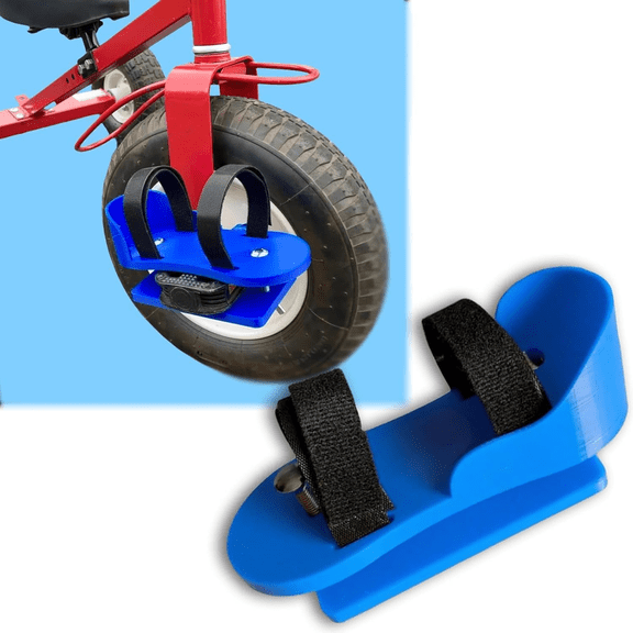 Compatible with Most Tricycles Adaptive Bike Pedal Stabilizers for Special Needs Kids | Easy Install Foot Support & Ankle Straps | Secure Non-Slip Fit to Build Confidence & Independence