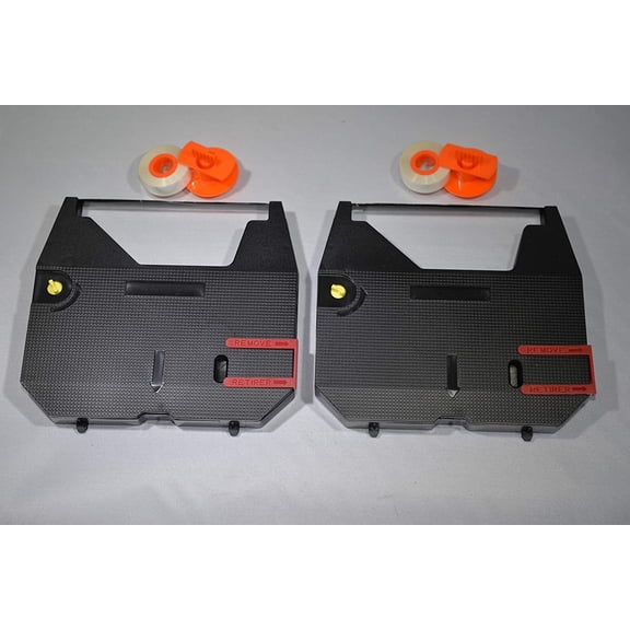 Compatible Typewriter Ribbons & Correction Tape Spools for Brother SX-4000 / SX4000 / SX 4000 Typewriter. Includes 2 Black Typewriter Cassettes and 2 Lift Off Correction Spools