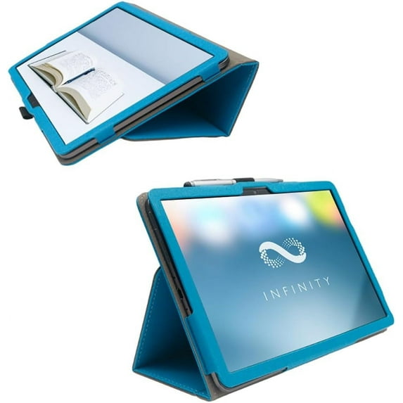 Compatible for UMIDIGI G1/G2/G3 Tablet 2023 Model Case, Kebiory PU Leather Case Support Auto Sleep/Wake, Magnetic Clasp Pocket Folio Smart Cover for UMIDIGI G1/G2/G3 Tablet 10.1 inch - Blue