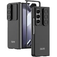 thumbnail image 1 of Compatible Ultra Slim Case for Samsung Galaxy Z Fold 5 Case with Slide Camera Cover Protection & Screen Protector,Shockproof Protective Bumper Light Case for Galaxy Z Fold 5 Phone Case Men Black, 1 of 7