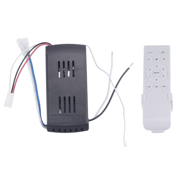Compatible Universal 6-Speed Timing Ceiling Fan Remote Control Kit, Replacement Remote for 24V DC Ceiling Fan and Light, No Programming Needed