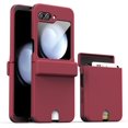 thumbnail image 1 of Compatible Wallet Case for Samsung Galaxy Z Flip 5 5G Case with Card Slot,Full Body Shockproof Cover with Screen Protector Phone Case for Samsung Z Flip 5 Wallet Case with Hinge Protection Wine, 1 of 14