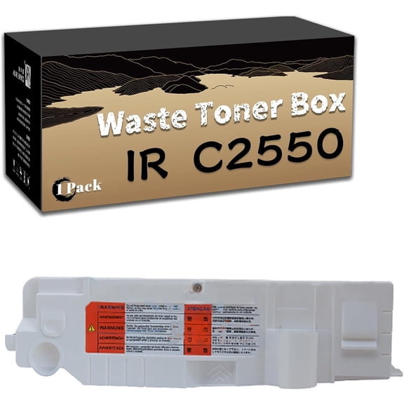Compatible Waste Toner Box Replacement for Canon IR C2550,for IR-C2380 C2550 C2880 C3080 C3480 C3580 Printer 1 Pack