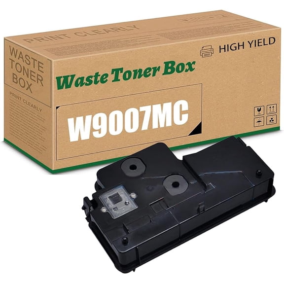 Compatible Waste Toner Box Replacement for HP W9007MC,for Laserjet Managed MFP E72525dn E72530dn E72535dn Printer 2Pack