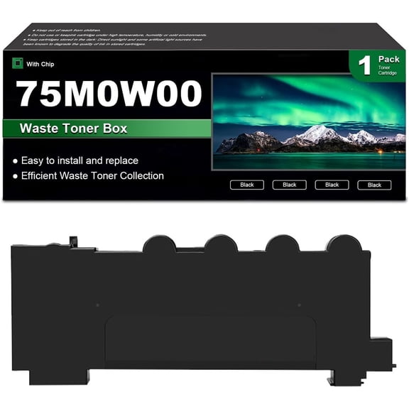 Compatible Waste Toner Container 75M0W00 CS531dw CS632dwe Replacement for Lexmark C2335 XC2335 CS531dw CS632dwe CX532adwe CX635adwe Printer | 100,000 Pages