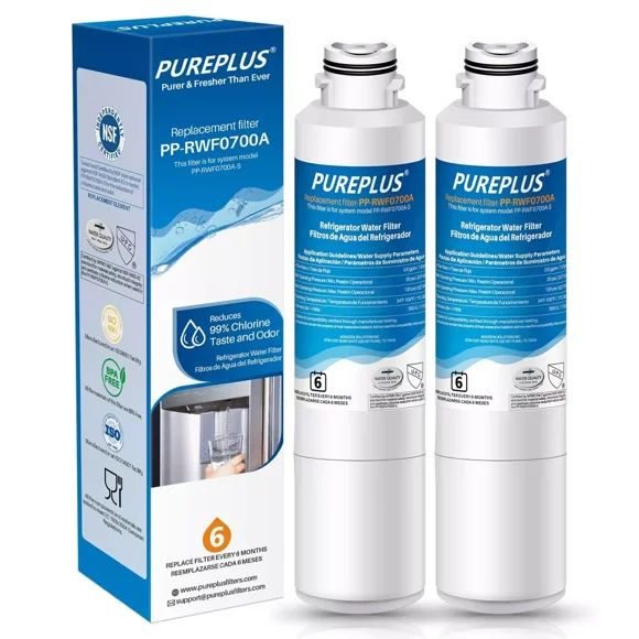 Compatible Water Filter PUREPLUS Fits DA29-00020B HAF-CIN/EXP (2 PACK)